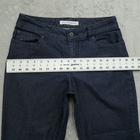 Chico's Platinum Jeans Women's Size 0.5 US-6 Mid-Rise Straight Denim 31" Inseam - Picture 7 of 16